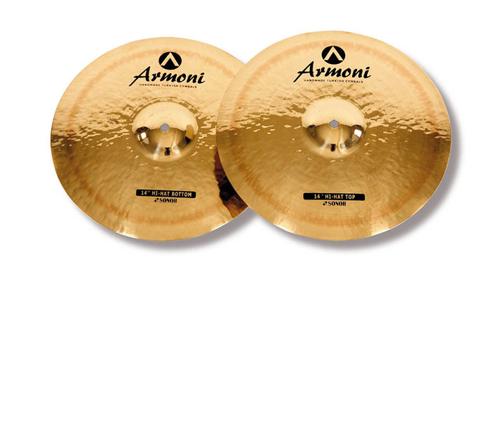 Sonor Armoni AC Set 2 Cymbal Set mit Tasche 14"HH,16",18",20"